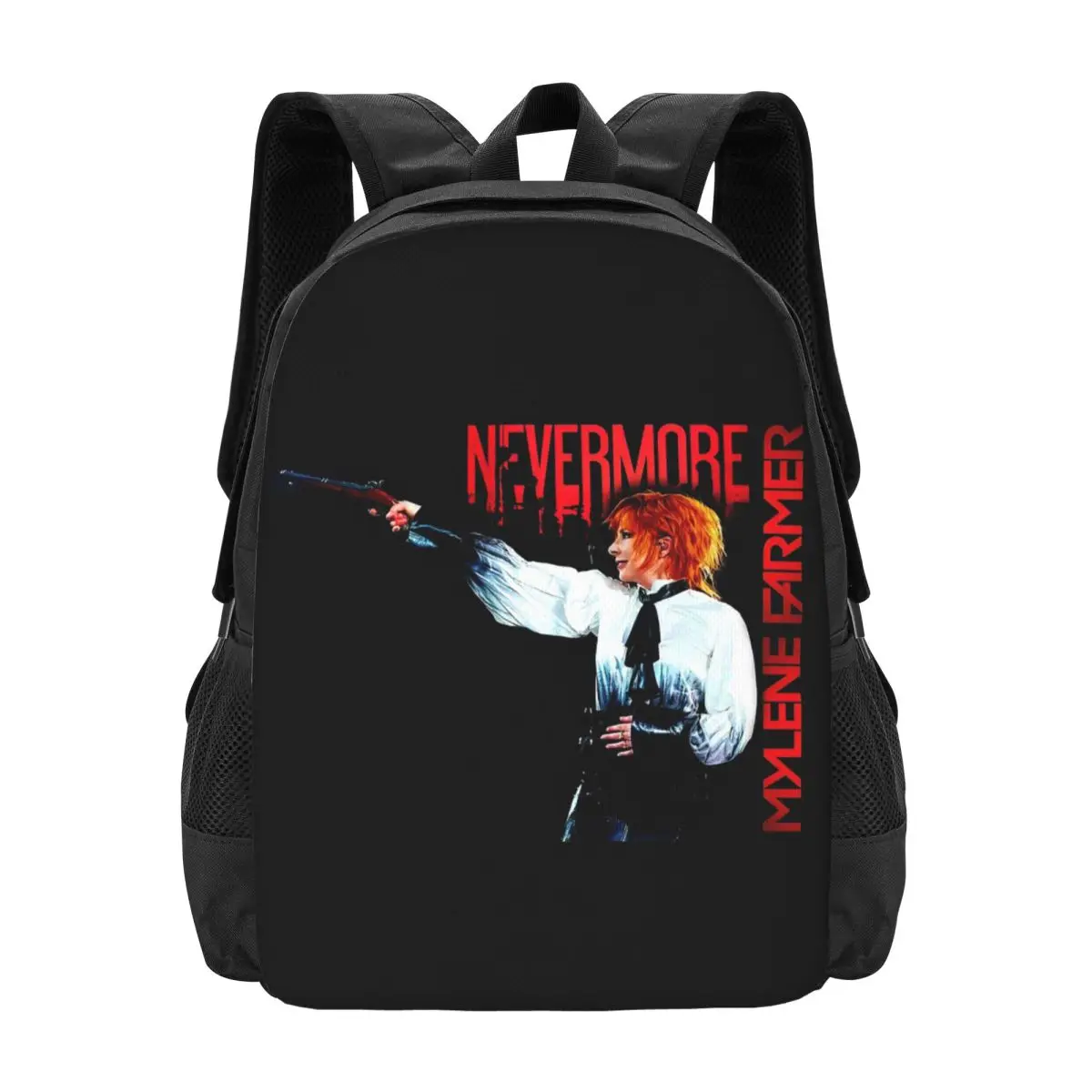 

Nevermore Tour Libertine Mylene Farmer Backpack Hot Sale Daypack Large Capacity BookBag School Bag Shoulder Bags for Men Women