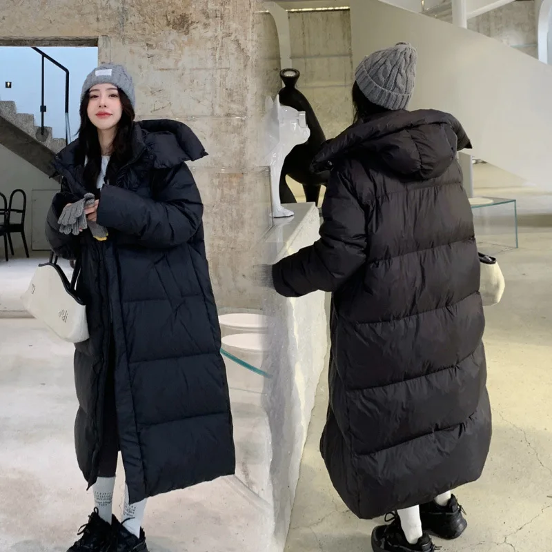 

Puffer Parkas Women Coat Womens Cleanfit Tidy Winter Cotton-Padded Thick Warm Hooded Long-Sleeved Fashion Casual Ladies Young GF