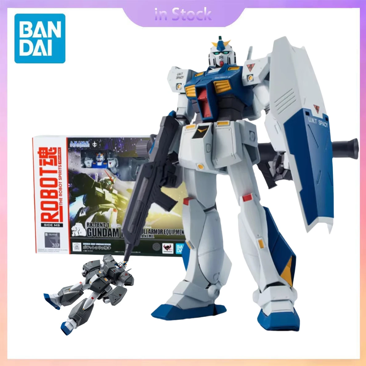 

Набор для сборки модели Gundam от Bandai - RX-78NT-1 Gundam NT-1 Full Armor Robot Spirits, аниме-фигурка для коллекционеров, подарок для мальчиков и девочек