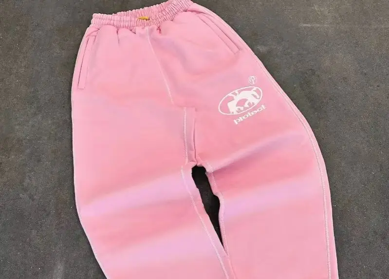 

Trendy Two Piece Set Fashion Cartoon Embroidered Loose Sweatpants Men Clothing Y2K Harajuku Hip Hop Casual Quick Drying T shirt