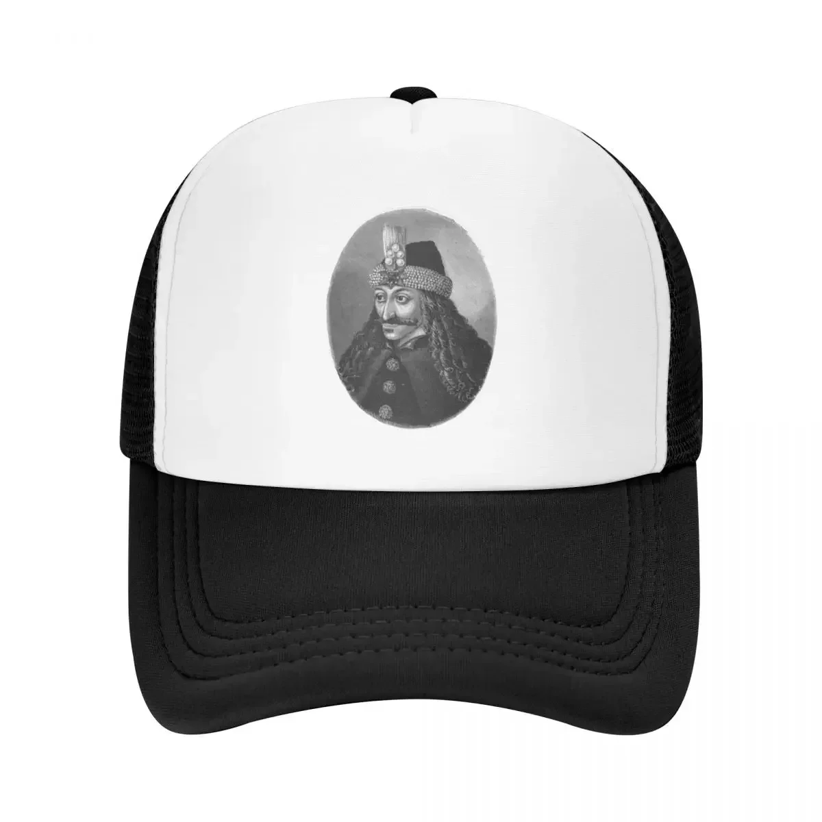 Vlad the Impaler - portrait black and white Baseball Cap Golf Hat Brand Man cap Girl'S Hats Men's