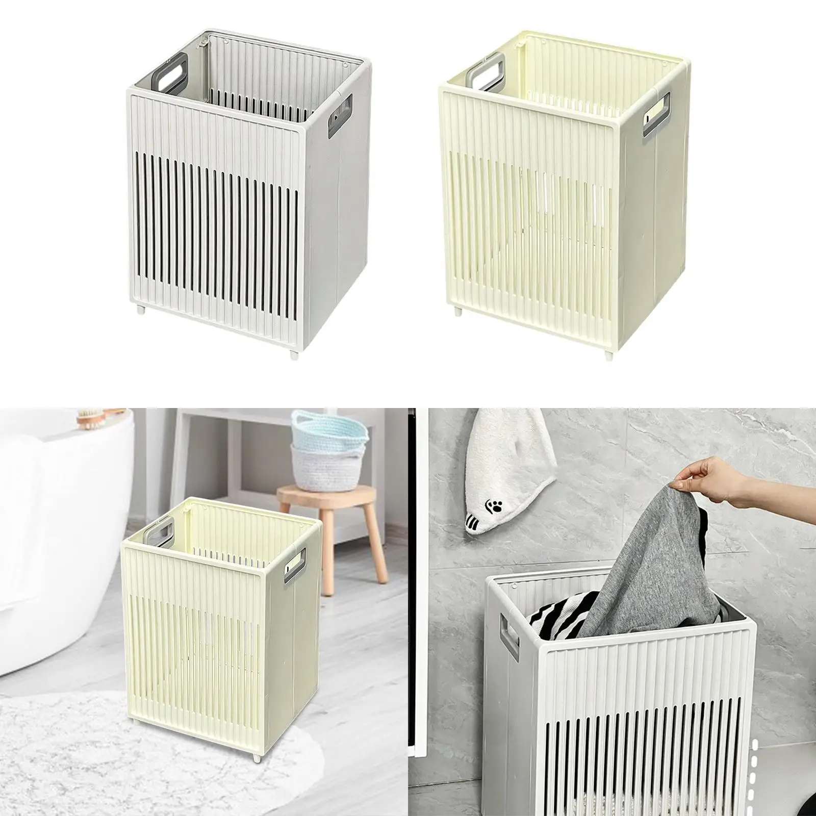 

Laundry Basket Modern Toy Organizer Storage Basket Laundry Hamper Dirty Clothes Basket for Bathroom Laundry Room Apartment Dorm