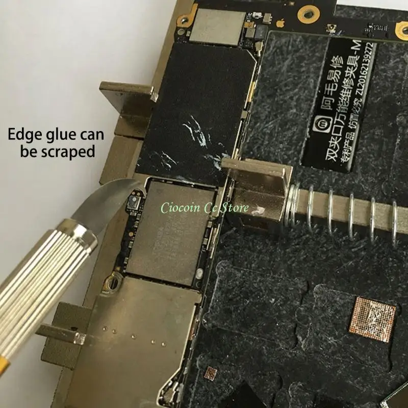 

X90F Thin Steel Blade Blade Handle For Motherboard Maintenance BGA Chip Cleaning