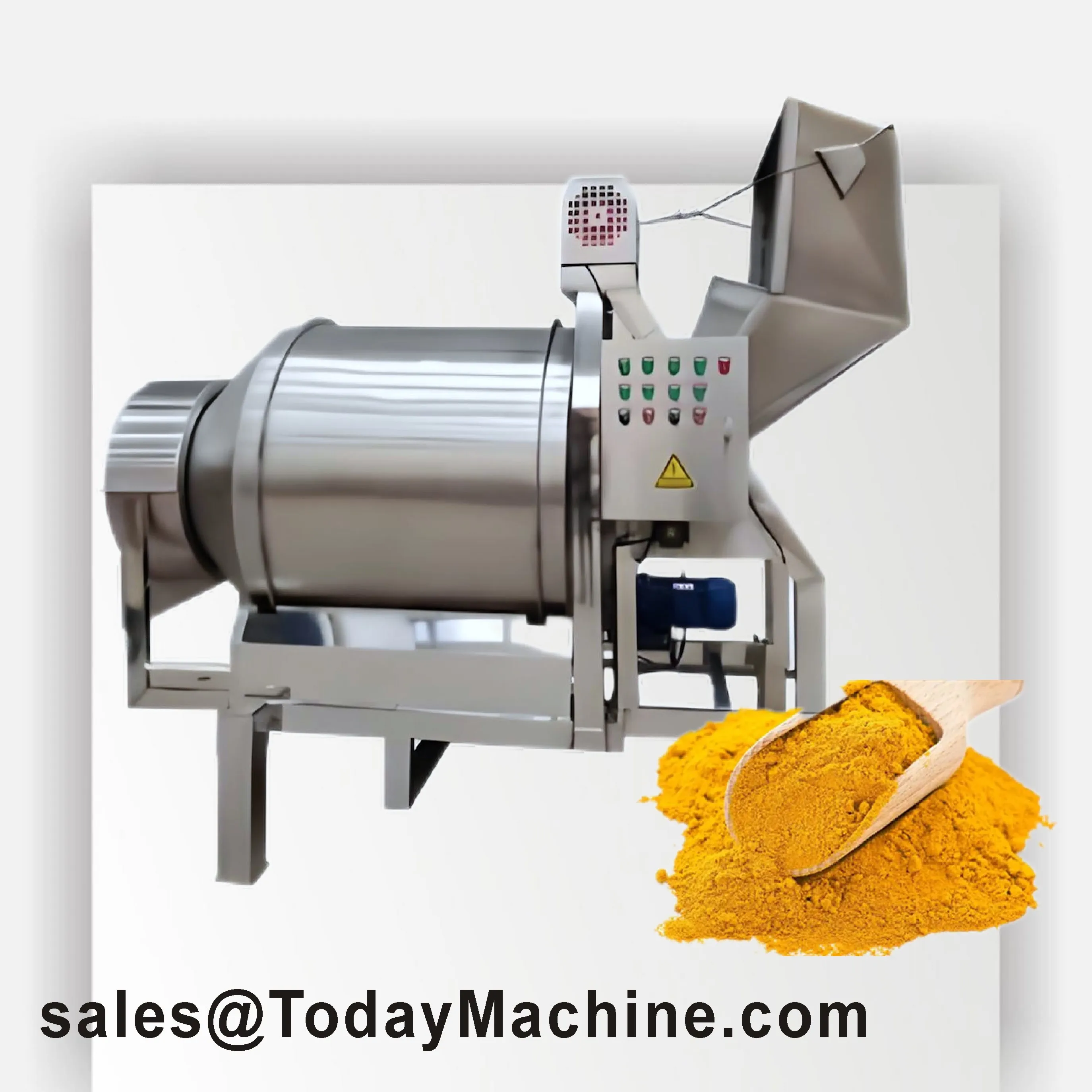 

China Stainless Steel Industrial Dry Vegetable Powder Mixer Machine 2D Movement Blending Machine