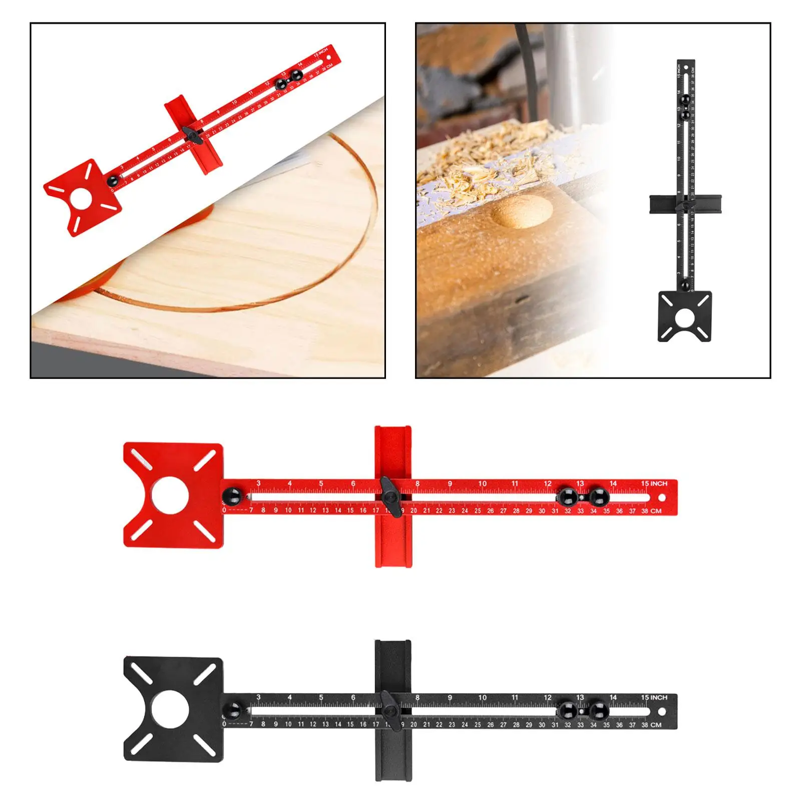 ルーターフライス溝ブラケットアルミ合金調整可能なキャビネットハードウェアジグ彫刻曲げトリミング木板溝入れ