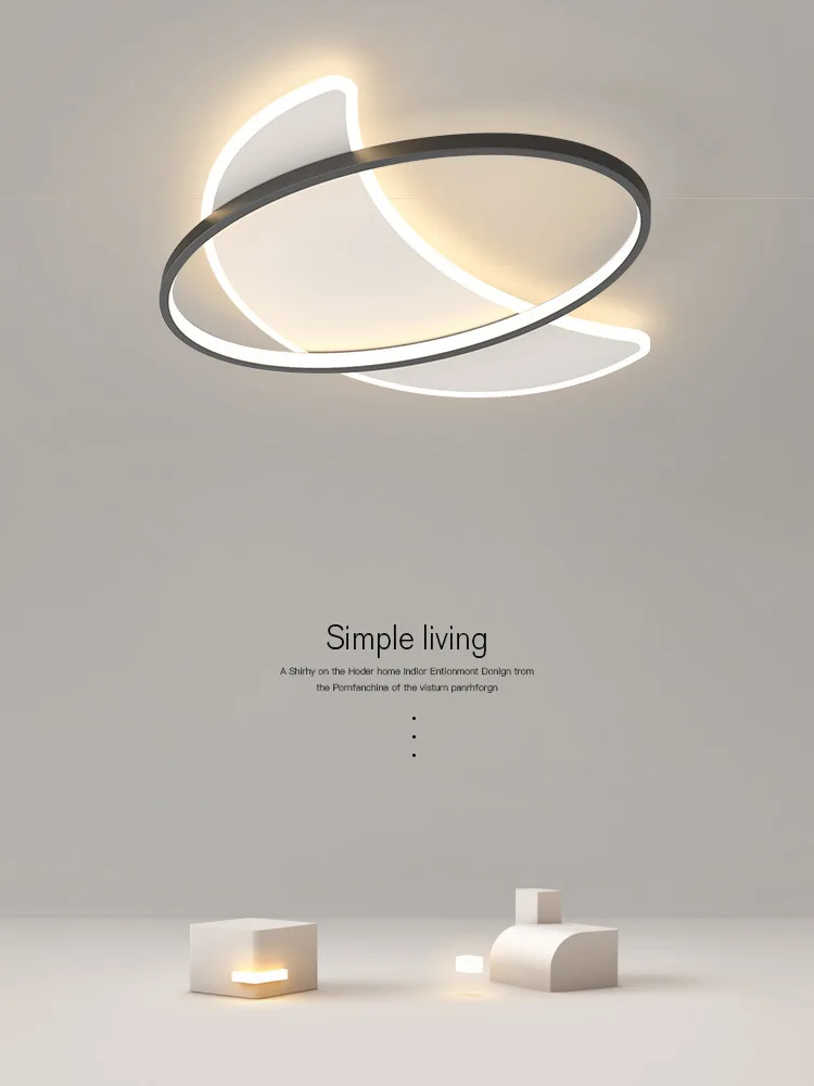 

Bedroom Lamp Simple Modern Led Ceiling Light Creative Moon Boy Girl Children Room Ceiling Lights for Living Room Decor Luminária