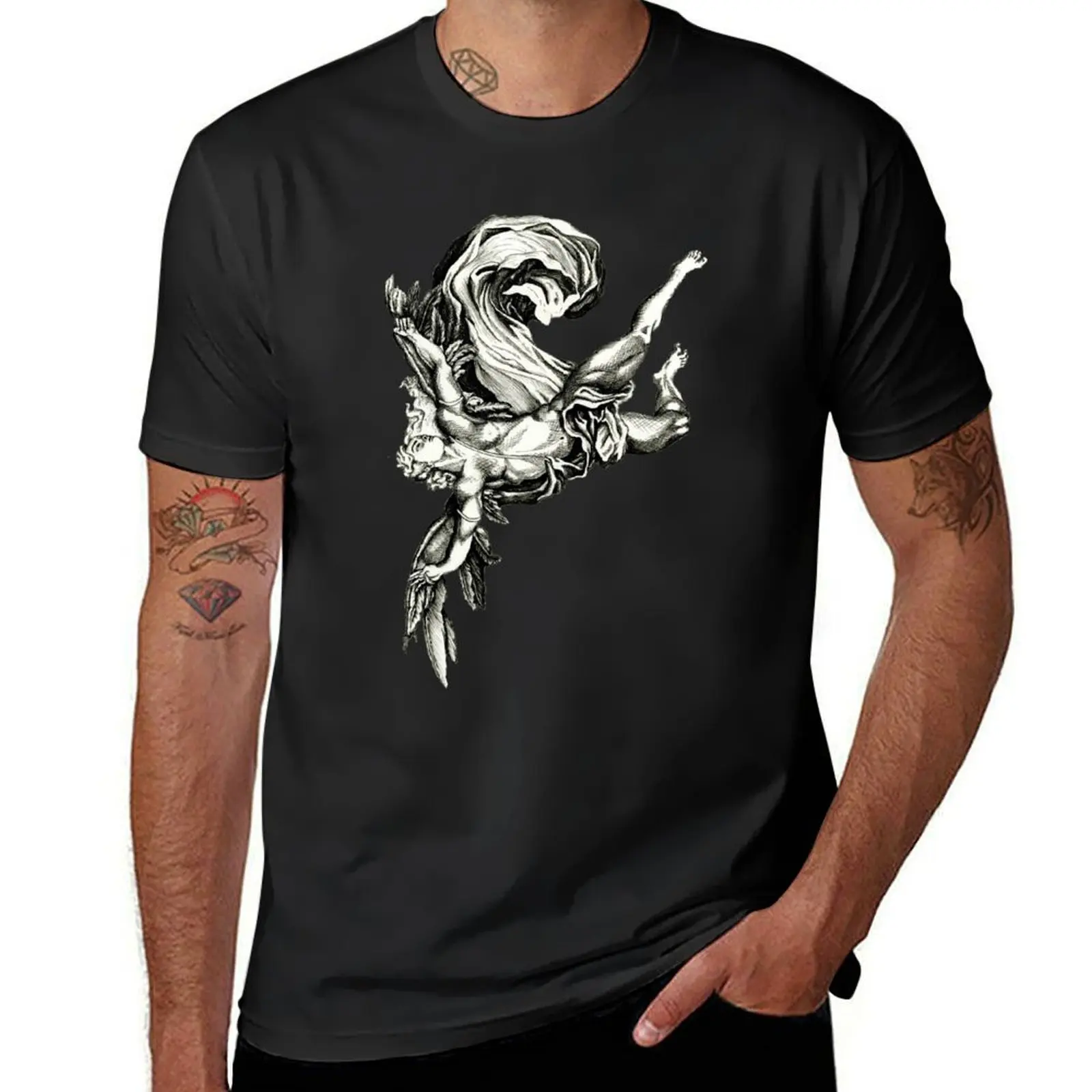

Icarus Falling T-Shirt baggy shirts Clothing vintage basketball graphic tees men t shirts