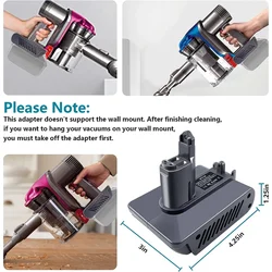 Replace Battery Adapter For Makita 18V Lithium Battery to For Dyson Type B DC35 DC34 DC31 DC56 DC57 Vacuum Cleaner Converter
