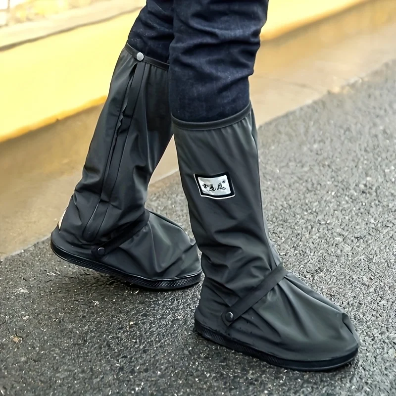 AliExpress Motorcycle Scooter Dirt Bike Rain Shoes Cover Non-Slip Boot Covers Unisex Bicycle Shoes Protectors For Rainy Snowy Day