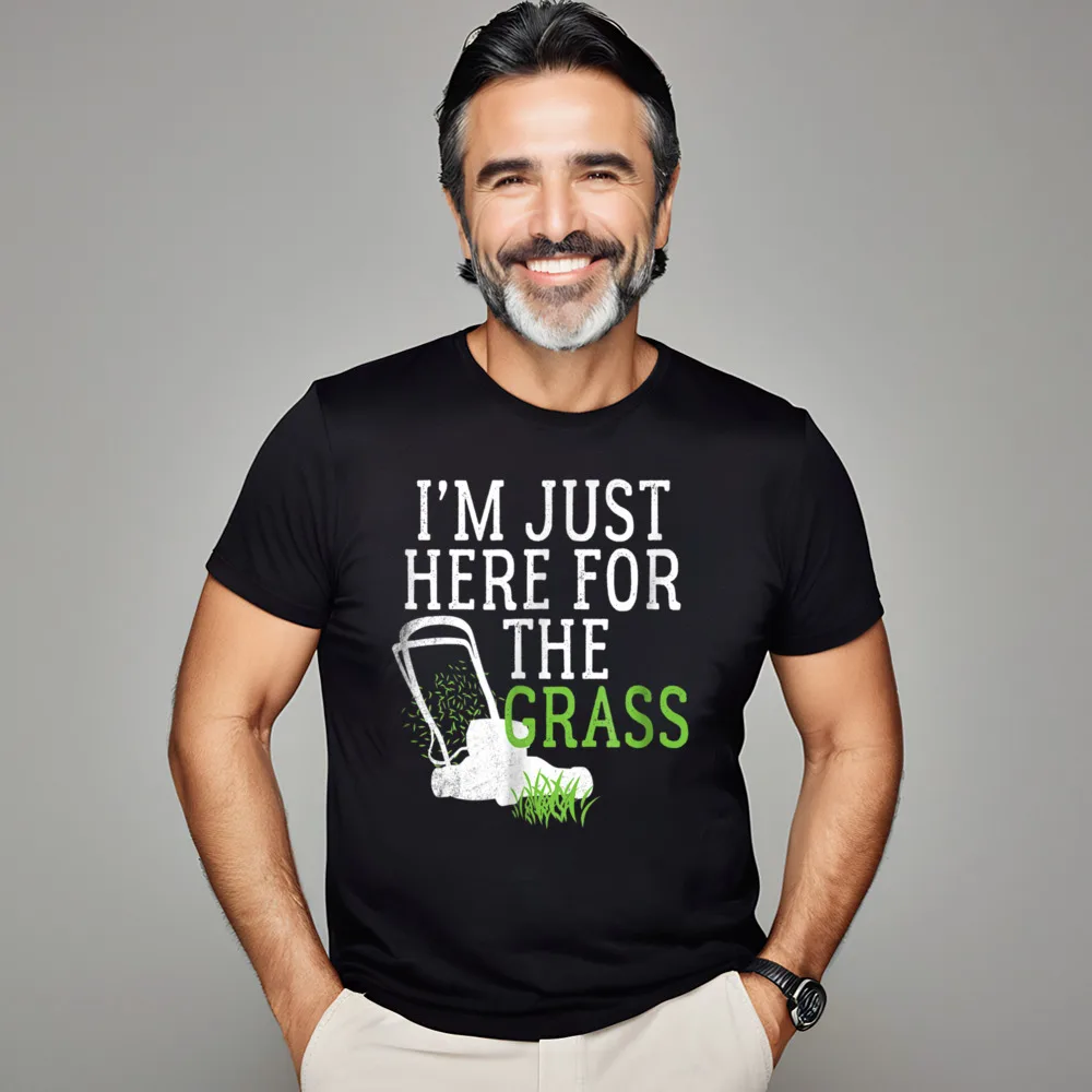 

Футболки для ухода за газоном, Забавные футболки с газоном, футболки на День нормального труда с подарком, повседневные Ретро футболки с коротким рукавом и круглым вырезом, хлопковая ткань