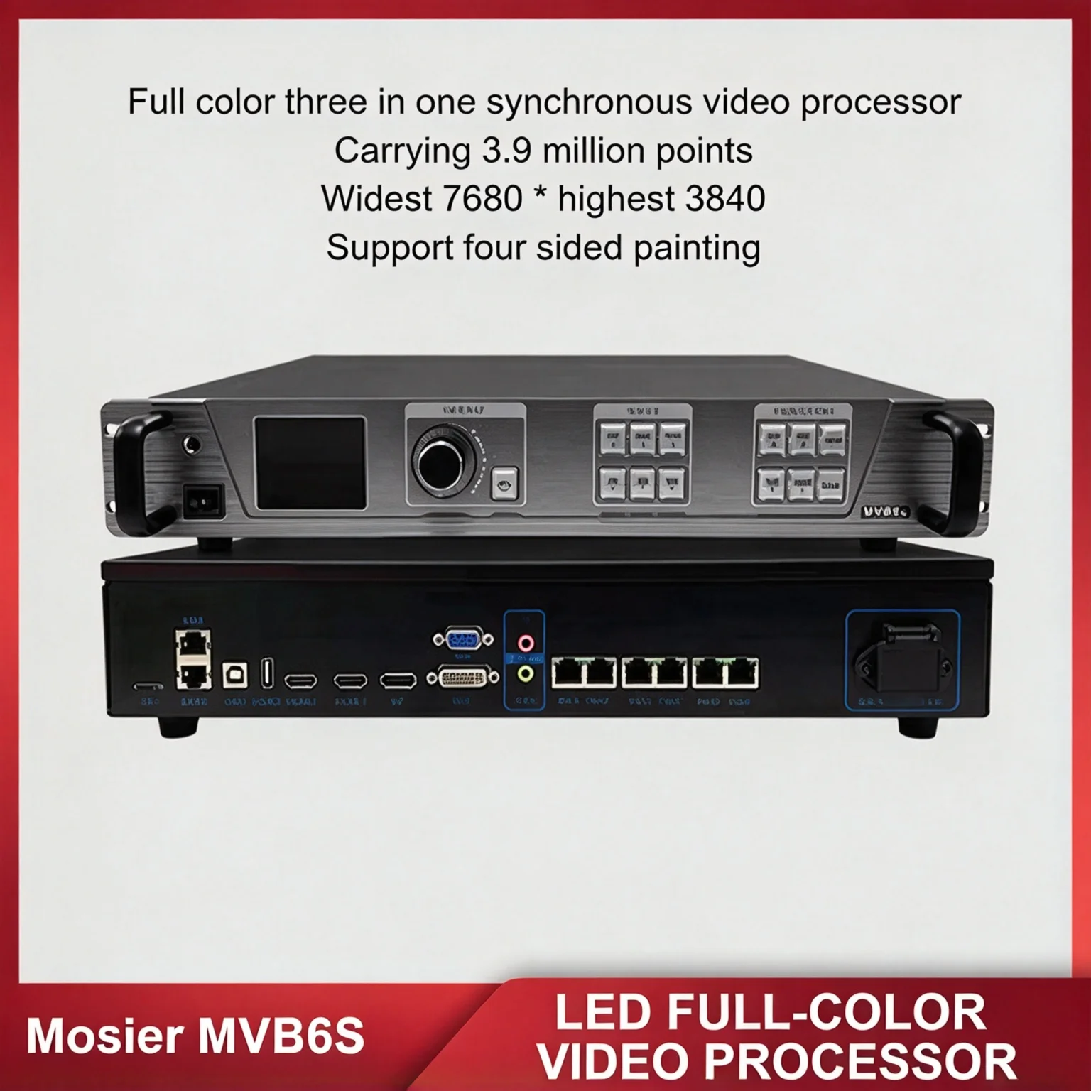 MVB2S MVB4S MVB6S MVB8S Full Color Synchronous Video Processor LED Screen Main Control System USB Flash Drives