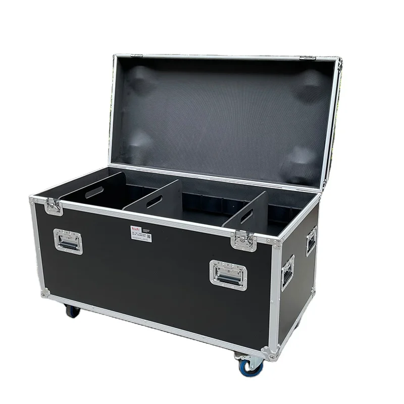 Big Storage Transportation Cable Utility Flight Road Case With Dividers