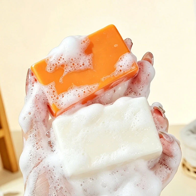3-in-1 Shampoo Shower Bath Soap Bar Deep Cleansing Moisturizing Nourishing Skin Care Body Face Hair All in Gentle Exfoliating