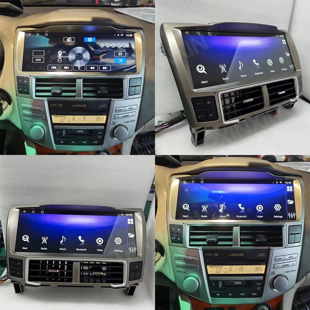 

For Lexus RX300 RX330 RX350 RX400 2004-2007 Android Car Radio 2Din Stereo Receiver Autoradio Multimedia Player GPS Navi Unit