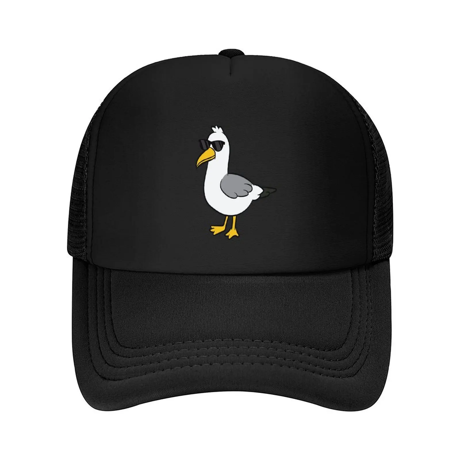 

Seagull sunglasses Baseball Cap Anime Hat Beach black funny hat Mens Caps Women's