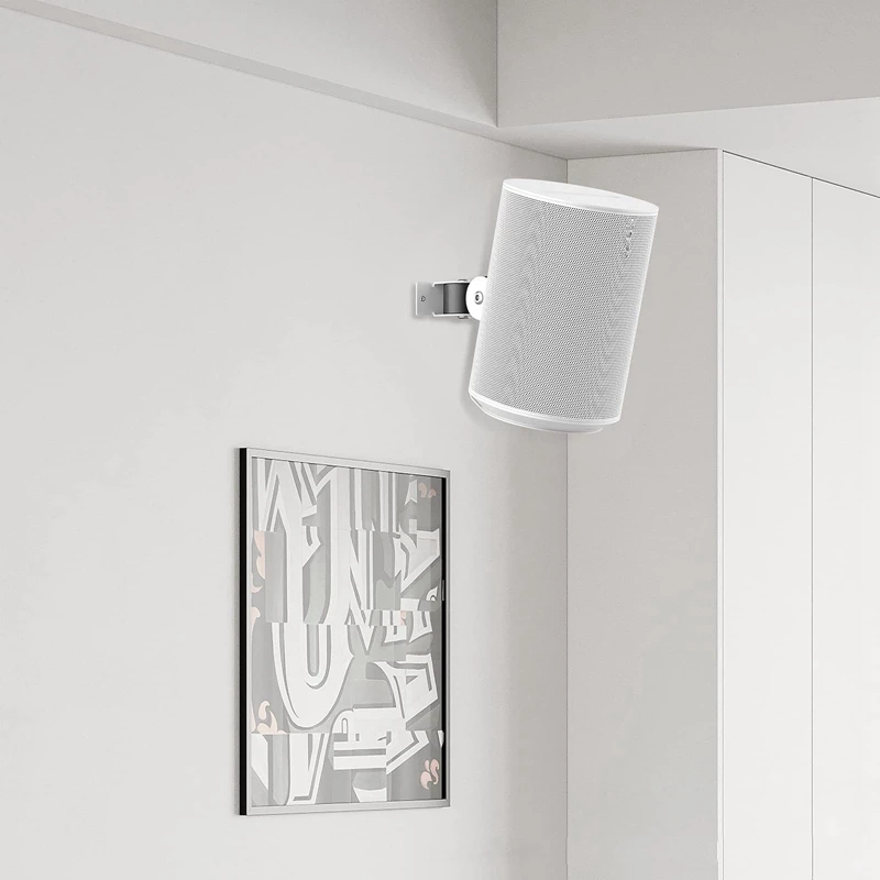 ขาแขวนติดผนังขาตั้งสำหรับ SONOS ERA 100ลำโพงไร้สายประหยัดพื้นที่สมาร์ทโฮมโลหะติดผนัง