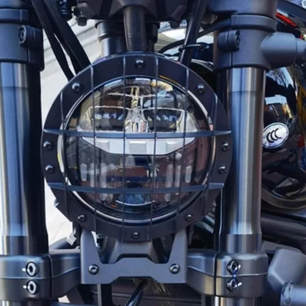 

2025 New For CFMOTO 450CL-C 450CLC CLC450 Bobber CLC 450 250 250CL-C CLC250 Front Headlight Grille Guard Lense Cover Protector