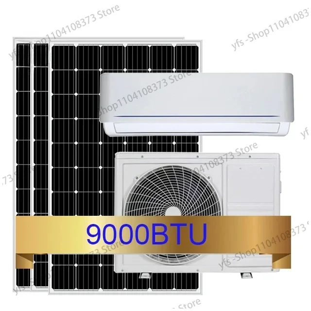 5000 W 18000 BTU 2 HP 1.5 TON 12000 BTU 1 TON SOLAR POWERED HYBRID AIR CONDITIONING SPLIT SOLAR AIR CONDITIONER