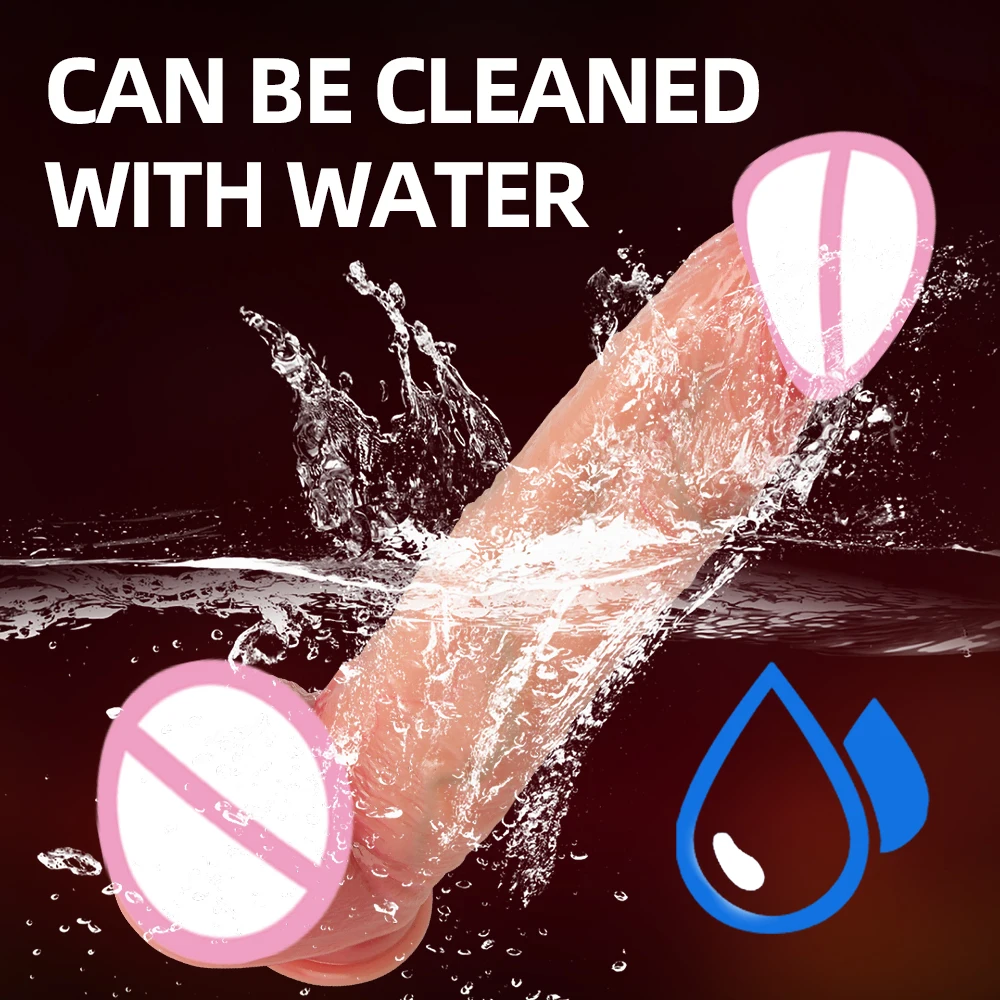 大きなスライド包皮ディルド太いペニス女性の大人のおもちゃセクシーな大人用品シリコーンディルド吸引カップクリトリス刺激装置