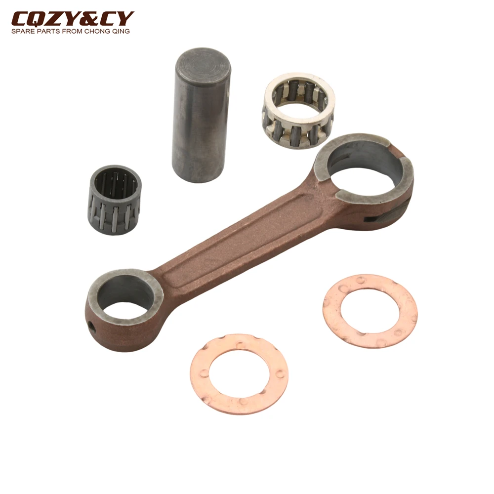 Motorcycle Crankshaft Connecting Rod For Yamaha DT50 Enduro SM DT50R TZR50 TZR50R LC 50cc Minarelli AM6 Engine 2 Stroke
