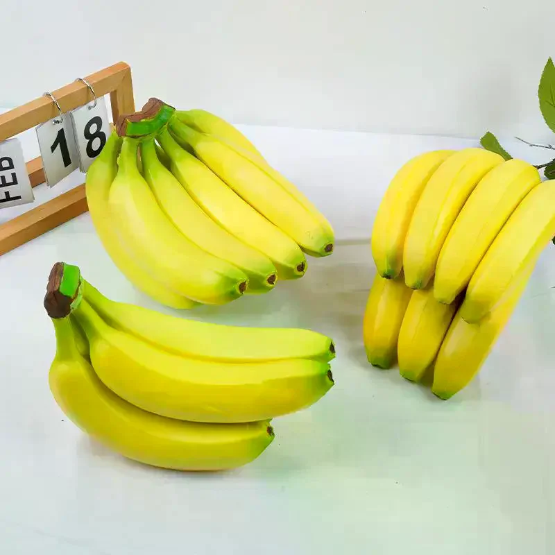 Fake Fruit Banana Display, Realistic and Ideal for Wedding or Christmas Decor