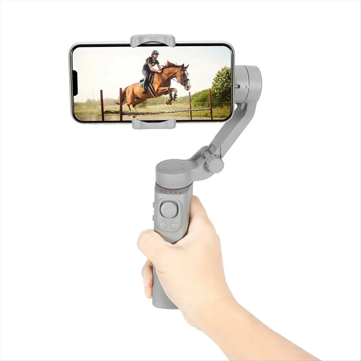 

F5 3- Handheld Stabilizer with Face Tracking for Short Video and Vlog Portable and Foldable Gray