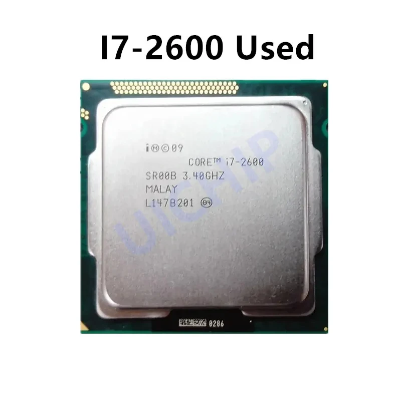 100% Original  Core i7-2600 i7 2600 3.4 GHz Quad-Core CPU Processor 8M 95W LGA 1155