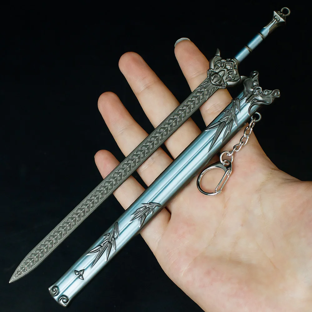 22cm New Toy Sword Game Figure Peripheral Props Metal Model Craftsmanship Desktop Decoration Ornaments Boys Birthday Gift Toys