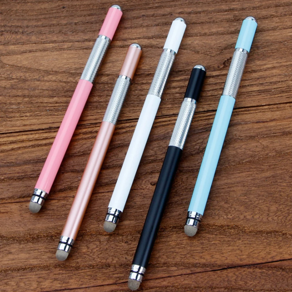 Penna stilo 2 in 1 Premium Metal Durevole Pratico Tablet Telefono Schermo capacitivo Disegno Gaming E-mail Note Documento