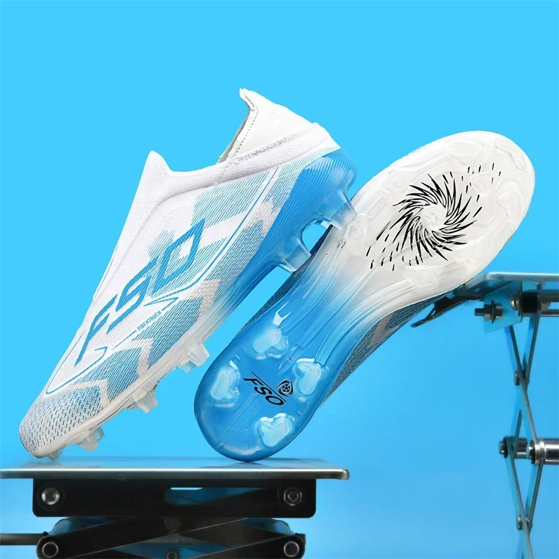 Neue Herren-Fußballschuhe Hochwertige Fußballschuhe Sneakers Rutschfeste Stollenschuhe für Rasen High-Top Futsal Indoor Bestseller Outdoor – Detail 9