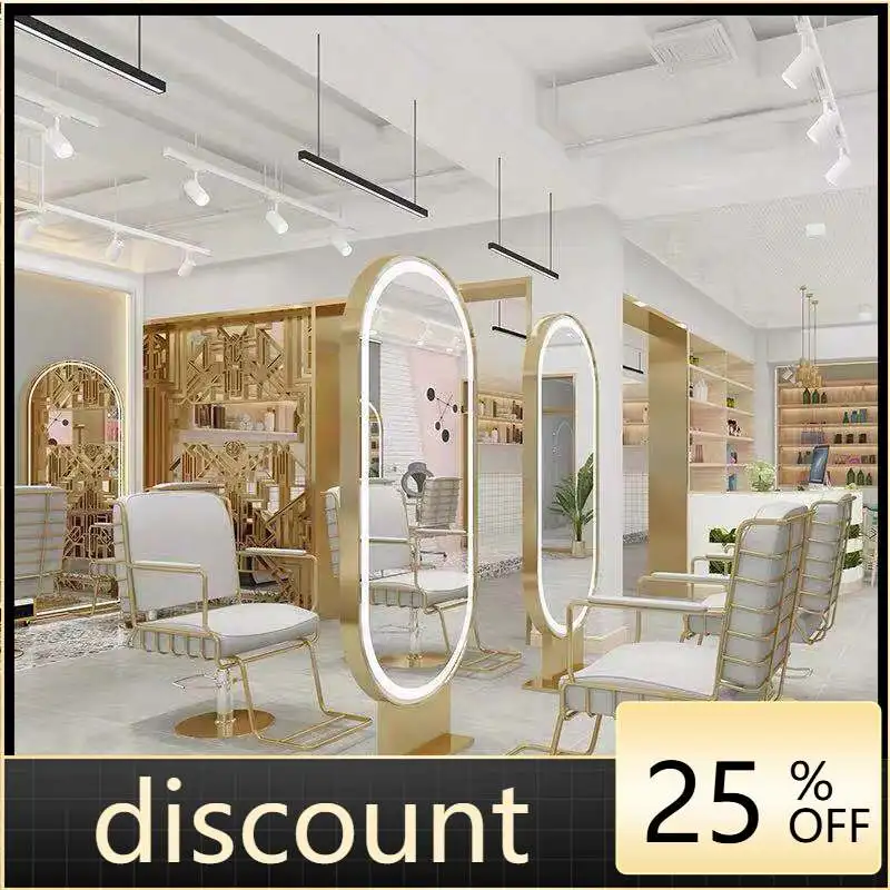 

LMM barber shop special hair salon perm and dyeing floor single-sided double-sided mirror table