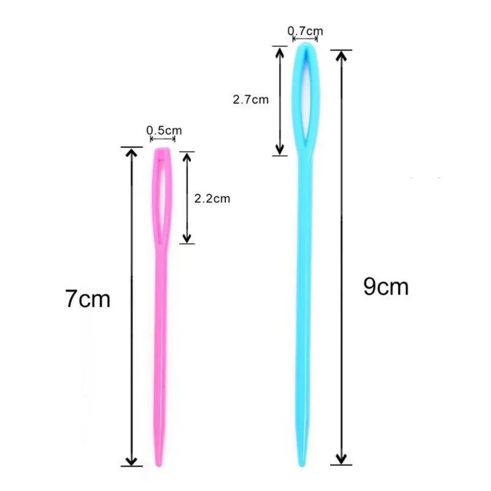 20 pcs Set New Plastic Sewing Needles Yarn Darning Safety Pins Knitting Stitching Anti Loosening Buckle Accessories