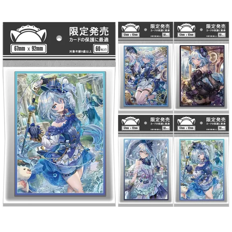 60PCS/Bag Anime Card Sleeves 67x92mm Board Game Cards Protector Cards Shield Card Cover for TCG/PKM/MGT Trading Cards