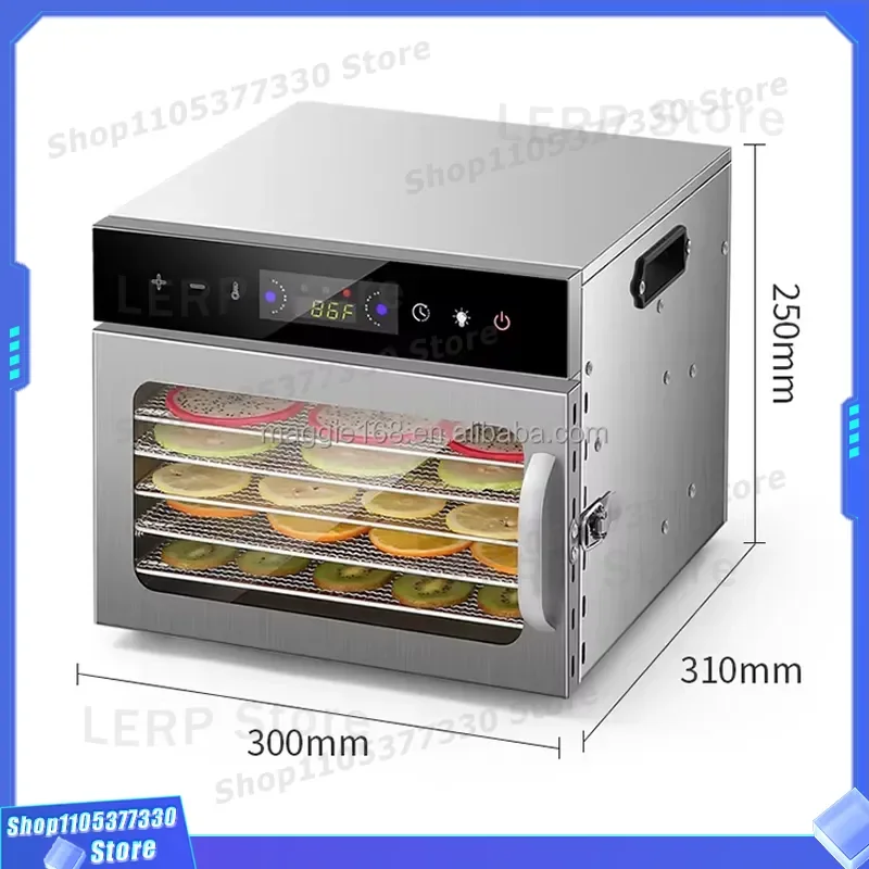 201 304 Stainless Steel Fruit Dryer for Household Use Dehydrator Machine for Banana Apple Pear Pineapple Kiwi and Vegetable
