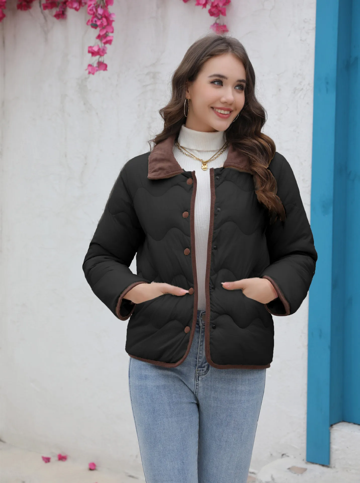 Winter light cotton-padded coat light cotton-padded jacket fashion women\'s coat