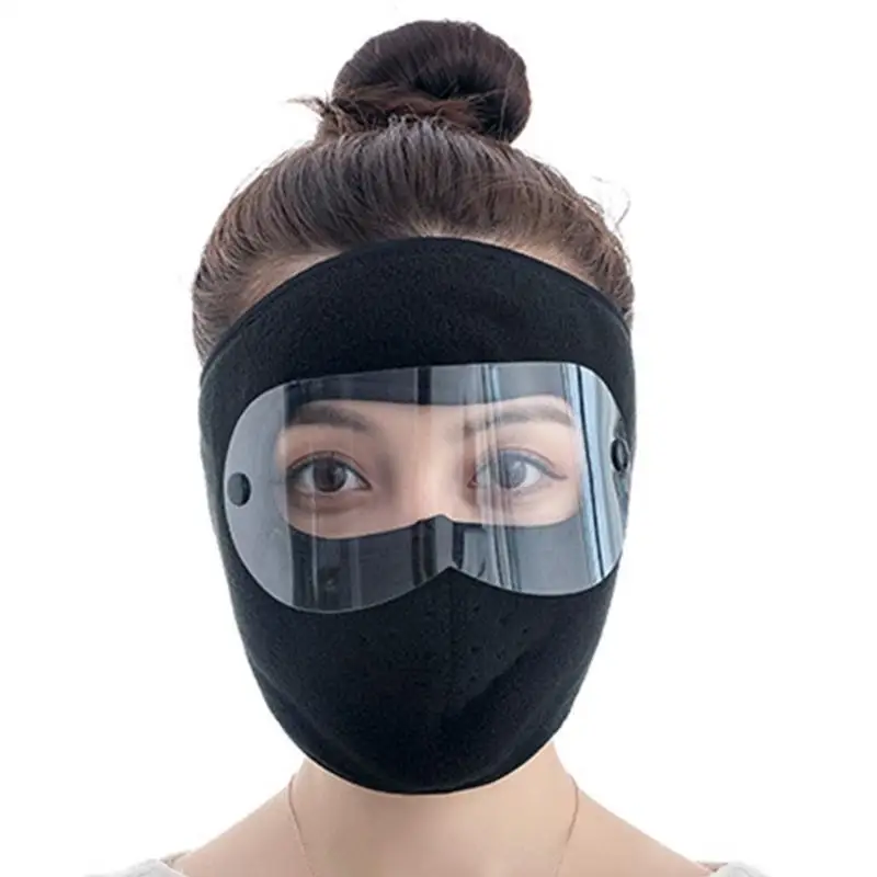 652F قناع وجه كامل مضاد للرياح من الصوف القطبي وجه دافئ للحماية غطاء وجه مقاوم للبرد والشتاء للنساء والرجال للجنسين #2