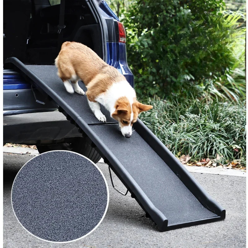 

Elderly Dog Assisted Foot Board Safe Anti Slip Slope Ladder Convenient Folding Climbing Ladder Stable Load Bearing Dog Steps