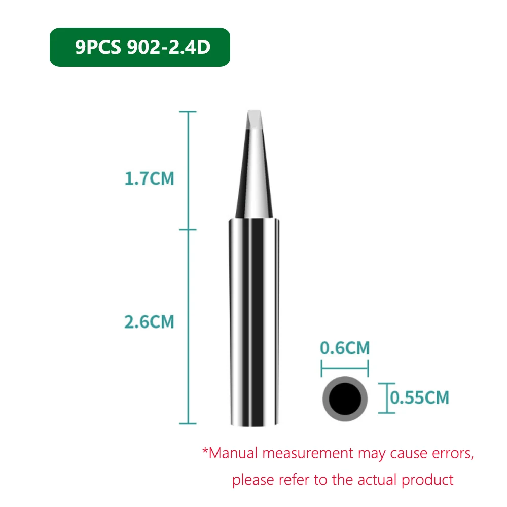 YIHUA 902 Series Soldering Iron Tip for Rapid Heating Internal heating The Soldering Iron Head Is Used For 995D+I Soldering Sta