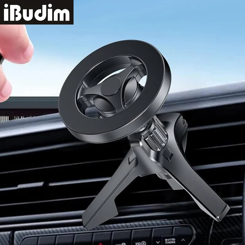 

Magnetic Air Vent Car Phone Stand for MagSafe iPhone 15 Pro Max Car Mount Phone Bracket for Samsung Xiaomi Magnet Phone Holder