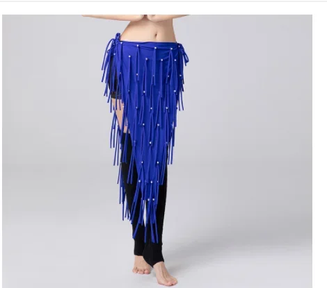 1개/세트 여성 벨리댄스 진주 스커트 댄스 액세서리 소녀 댄스 의상 스커트 댄스 의상