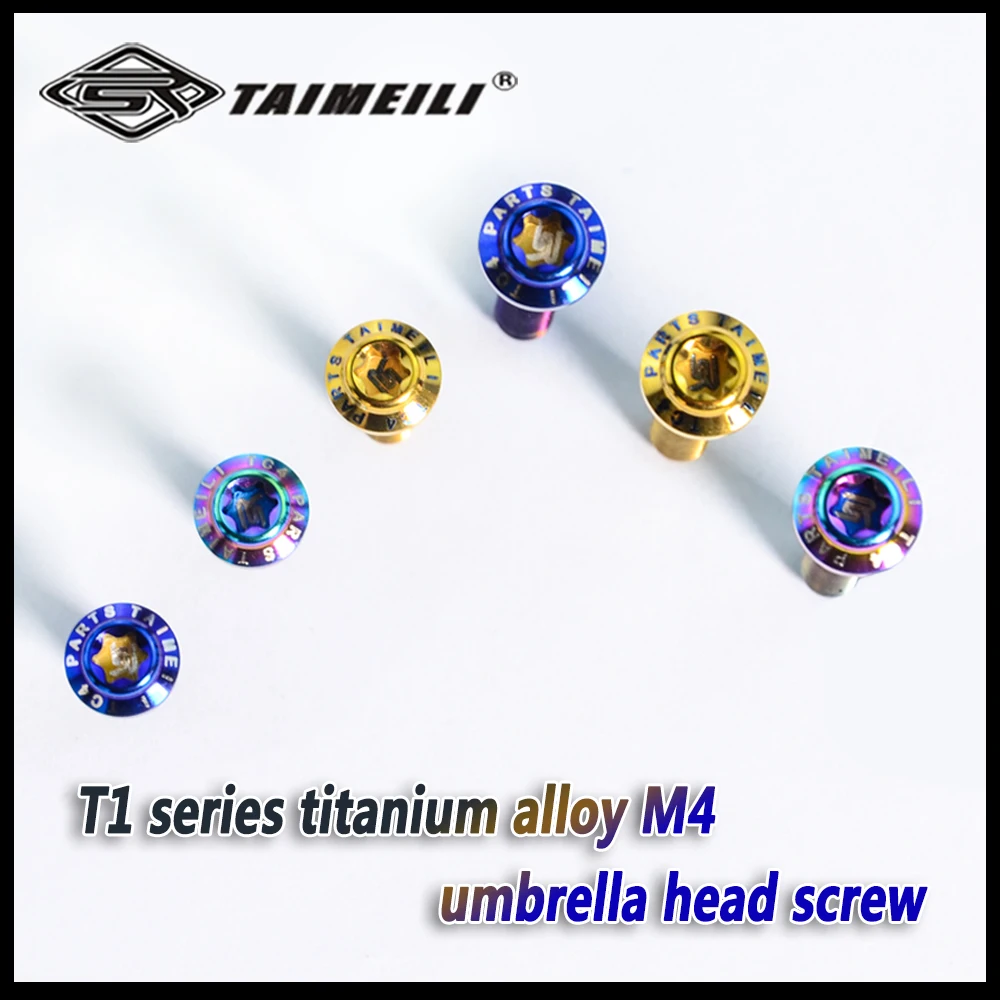 TAIMEILI T1 Serie Titanlegierung Torx-Schrauben M4x10/12/16/20/25mm Motorrad-Mod-Ersatzteile 4/8/10Stk.