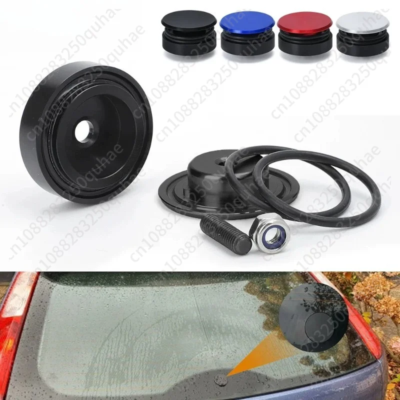 Rear Wiper Arm Cap, Aluminum Alloy Cover for Car Rear Window Wiper Arm