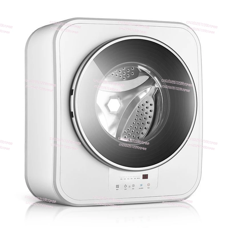 

3-килограммовая мини-стиральная машина с автоматической загрузкой снаружи и функцией сушки, для установки на стену
