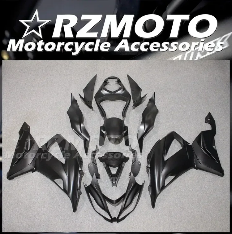 

4Gifts New ABS Fairings Kit Fit For KAWASAKI ZX-6R 13 14 15 16 17 ZX6R 636 2013 2014 2015 2016 2017 2018 Bodywork Set Black Matt