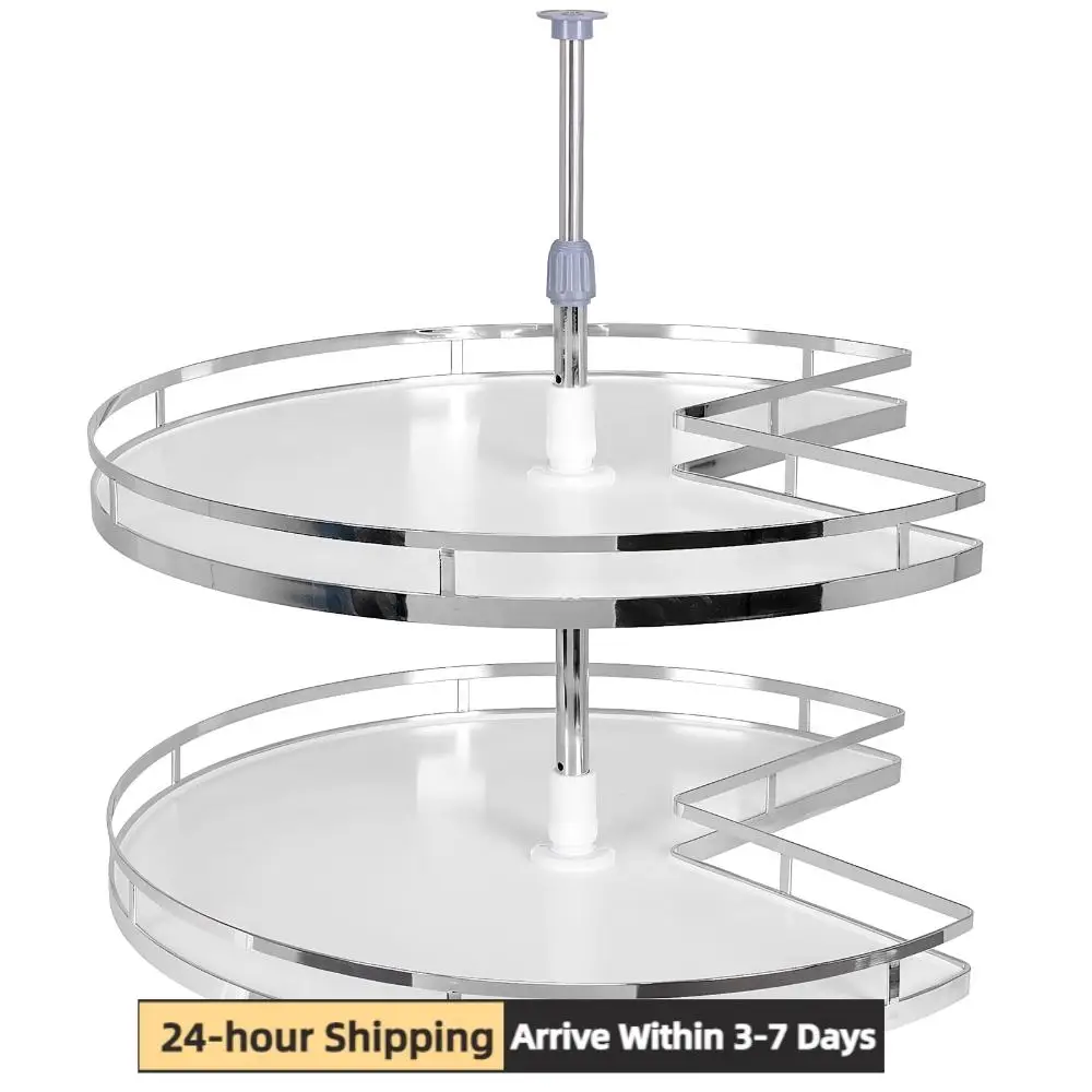 Clear Pantry Lazy Susan Storage Organizer