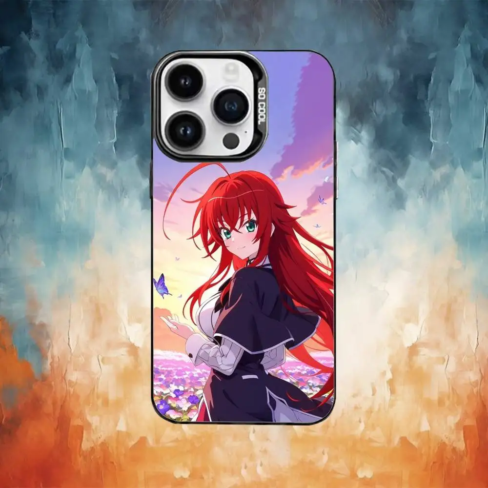 حافظة هاتف R-Rias DxD G-Gremory-ys لهاتف iPhone17,16,15,14,13,12,11 Plus، Pro Max غطاء مقاوم للصدمات باللون الأسود غير اللامع #6