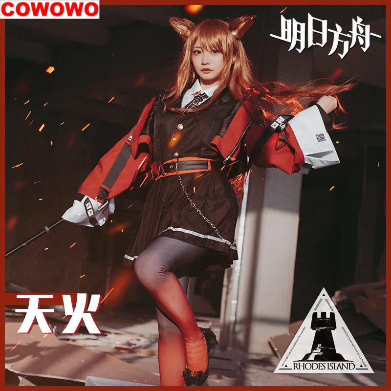 

COWOWO Arknights Skyfire Cosplay Costume Cos Game Anime Party Uniform Hallowen Play Role Clothes Clothing New Full Set Disguise