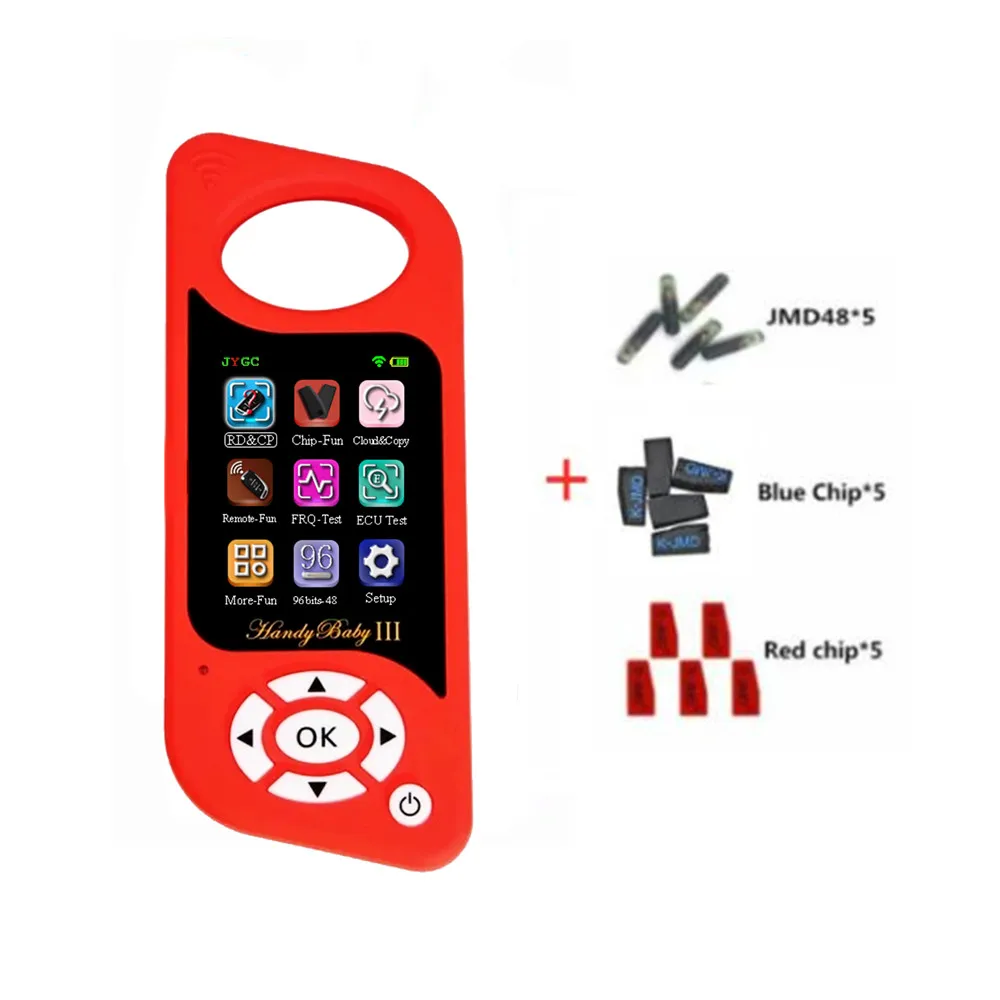 JYGC JMD Handy Baby III Hand-held Car Key Copier Auto Key Programmer for 4D/46/48/G/KING/Red Chip HandyBaby3 Wifi Mode