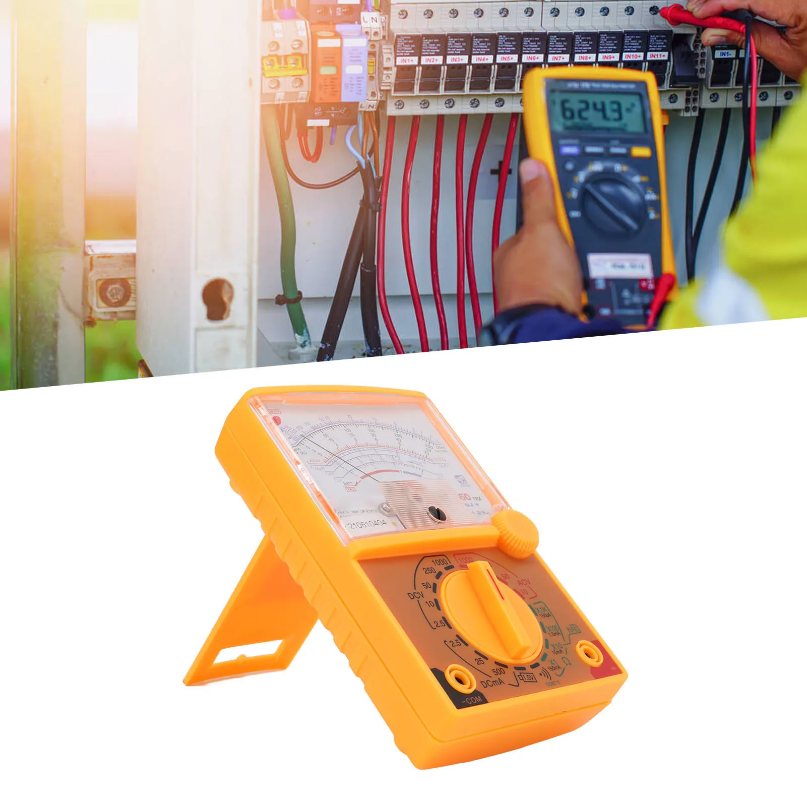 

Multimeter High Definition Scale Multiple Measuring Ranges Humanized Design Small Safe Pointer Multimeter Pointer Multimeter