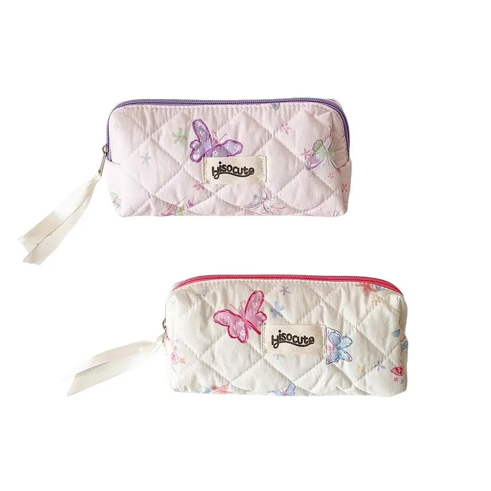 فراشة Y2K فراشة حقيبة أدوات مكتبية تخزين سطح المكتب مستحضرات التجميل بطاقة القلم الكورية نمط مقلمة Ins نمط سعة كبيرة